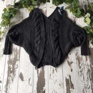 Dark Grey shrug sweater
